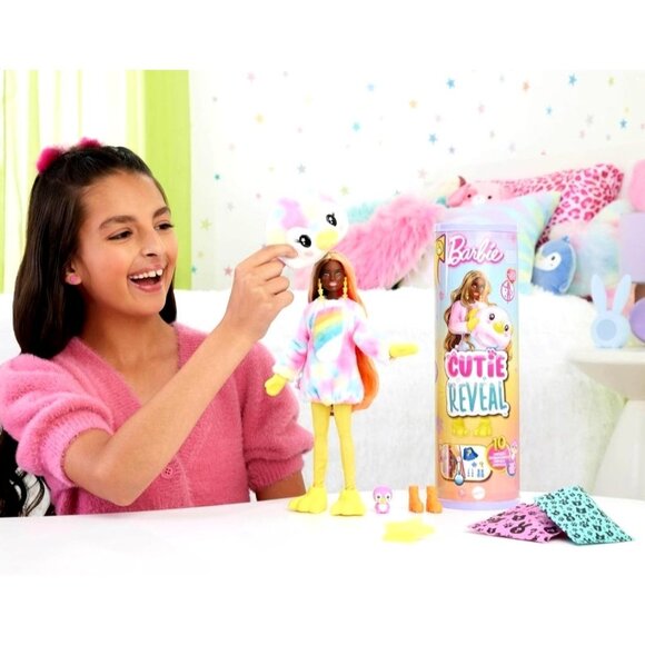 NIB Mattel Color Dreams Poseable Barbie Cutie Reveal Penguin Pet Color Change - Picture 5 of 7